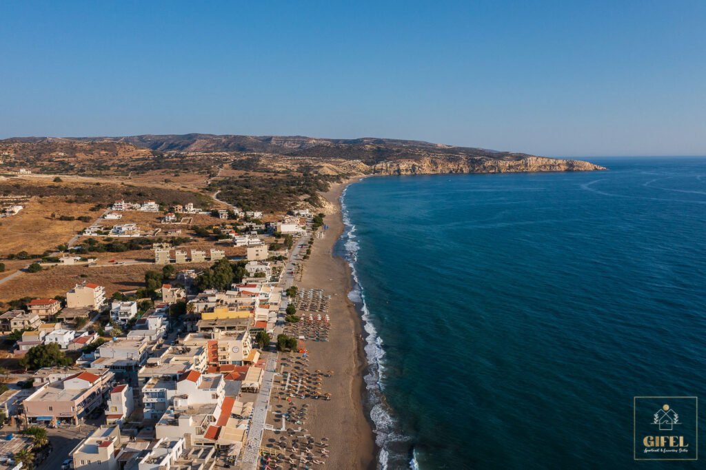 Kalamaki village and the Beach